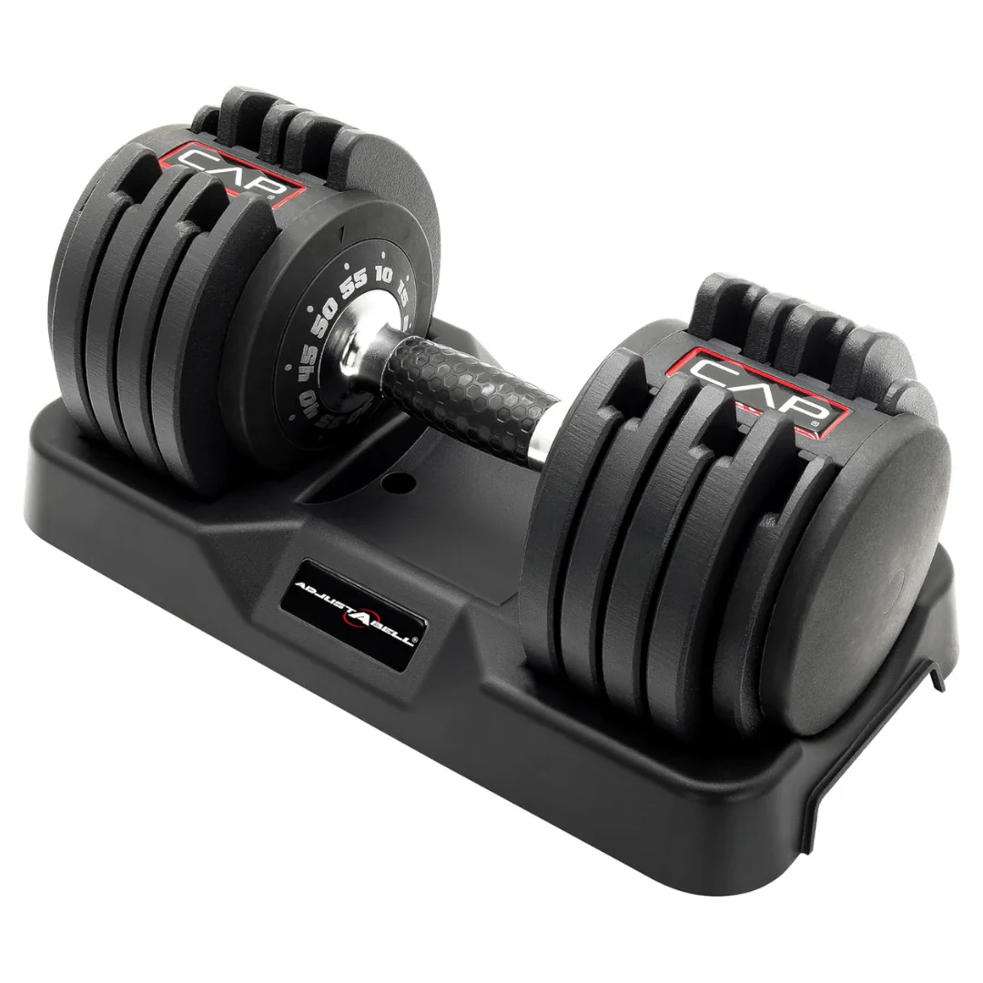 CAP Barbell ADJUSTABELL Adjustable Round Dumbbell Weights