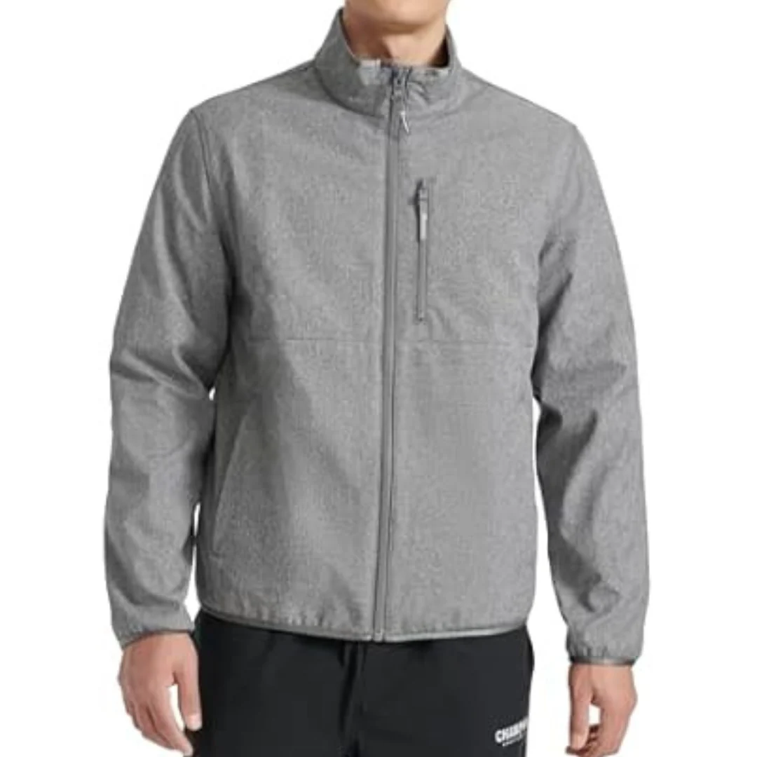 Champion Men's Lightweight Active Soft Shell Jacket with Stand Collar