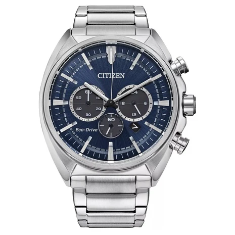 Citizen Men's Chronograph Eco Drive Sport Stainless Steel Bracelet Watch