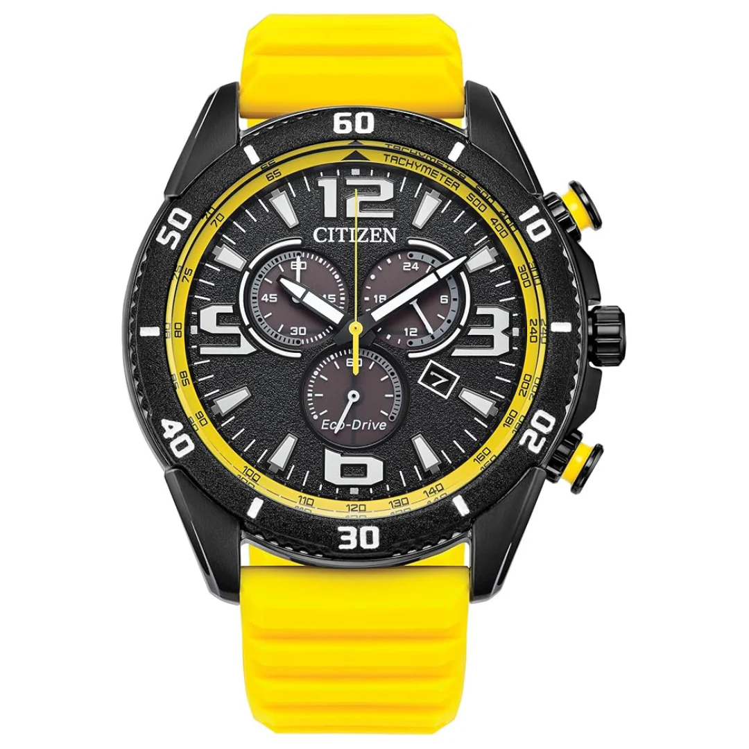 Citizen Men's Eco-Drive Corso Watch With Diamond Bezel