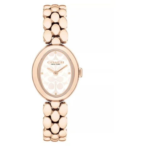 Coach Women's Carnation Gold Tone Sammy Watch
