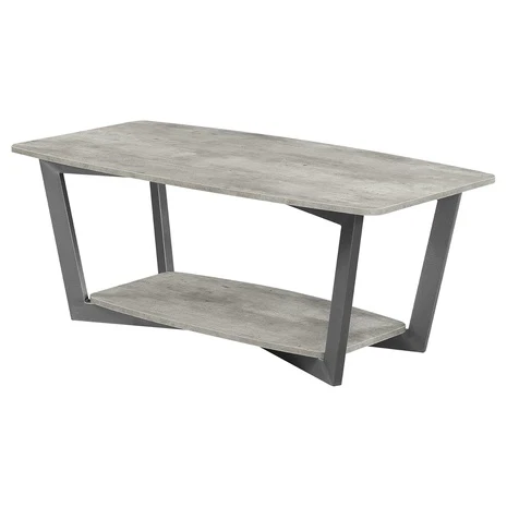 Convenience Concepts Graystone 2-Tier Coffee Table