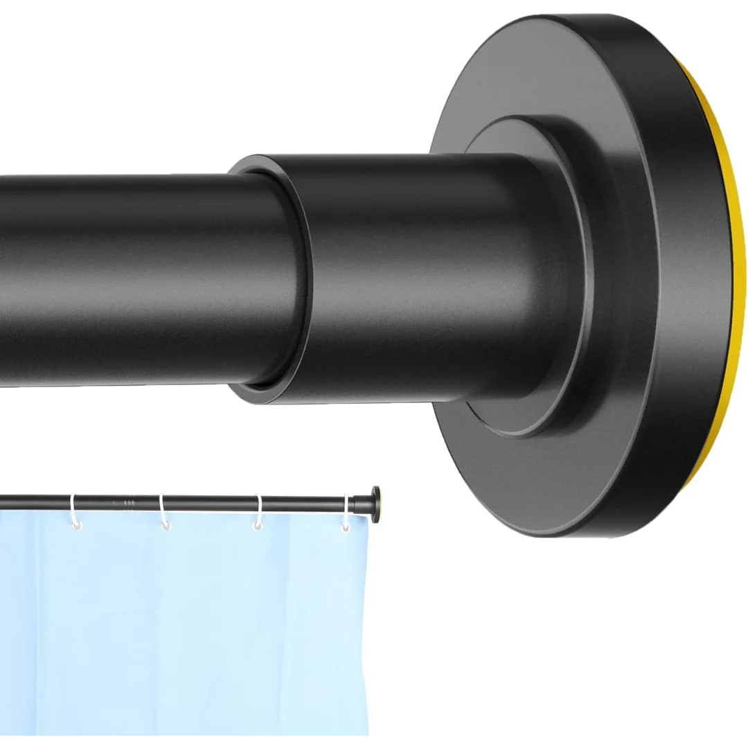 CorkLatta Adjustable 31"- 80" Spring Tension 1" Shower Curtain Rod