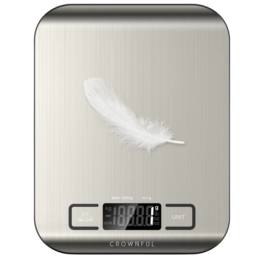 Crownful CF-KS01 11lbs Digital Kitchen Food Scale W/ Tare Function