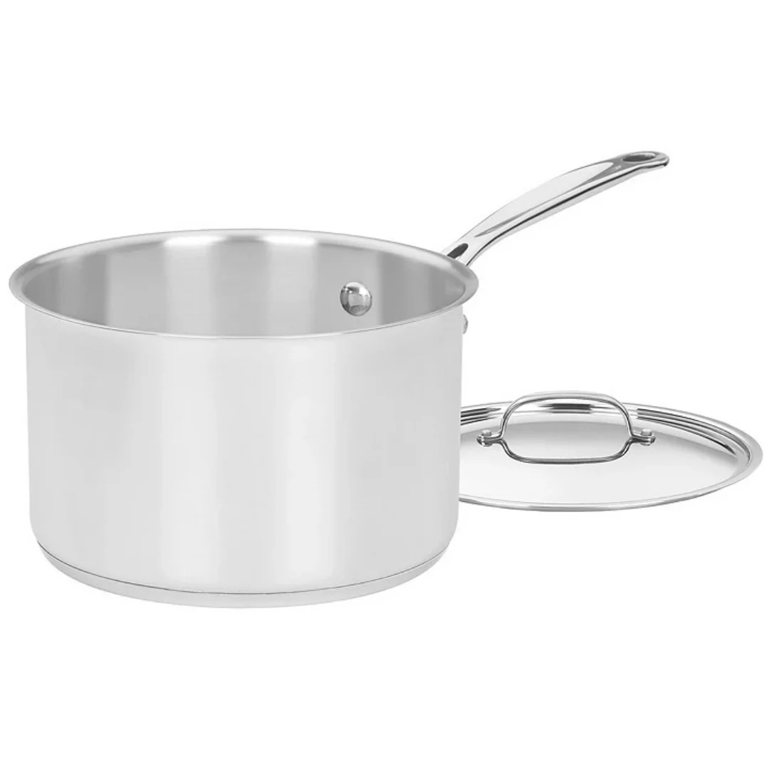Cuisinart Chef's Classic Stainless 4-Quart Saucepan with Cover