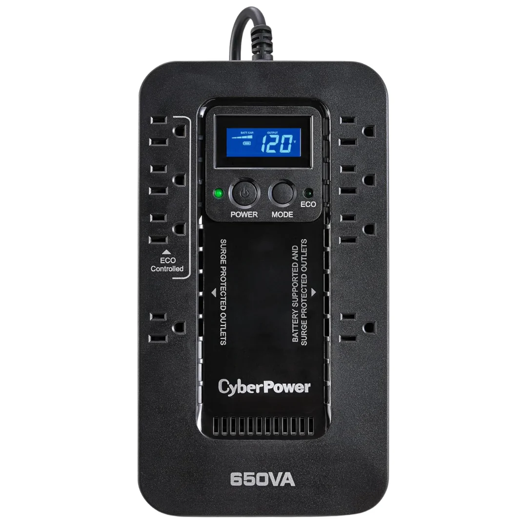 CyberPower Ecologic Battery Backup & Surge Protector UPS System