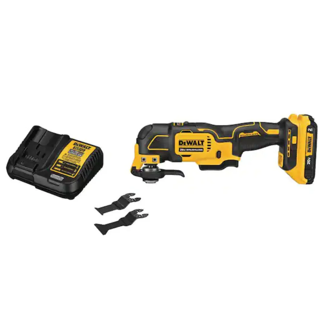 DeWalt ATOMIC 20V Brushless Cordless Oscillating Multi-Tool W/ 2Ah Battery & Charger