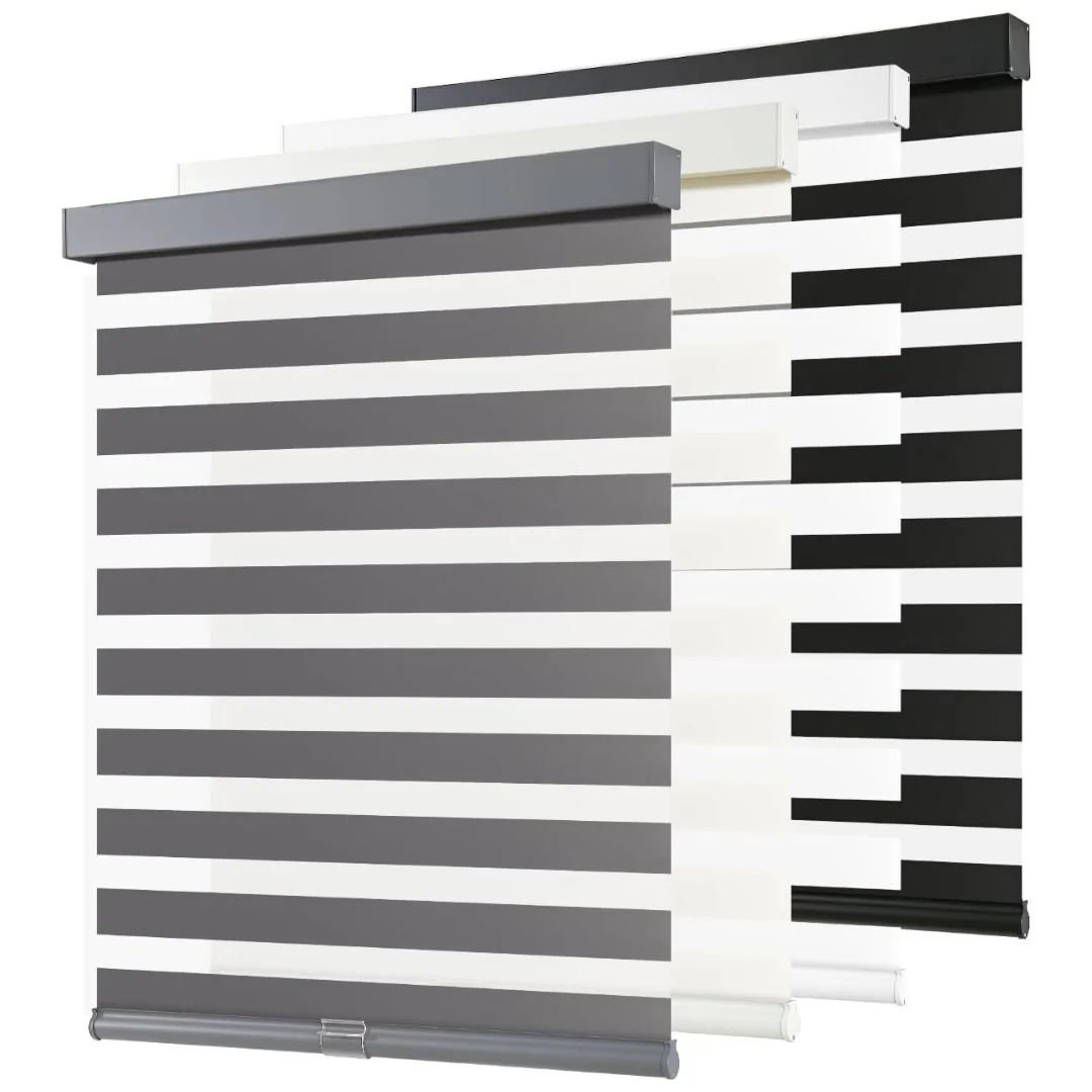 Dual Layer Cordless Zebra Blinds