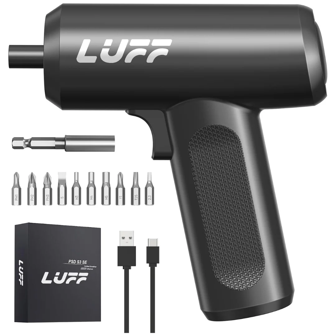 Electric Rechargeable 4V Screwdriver Set With 12 Bits