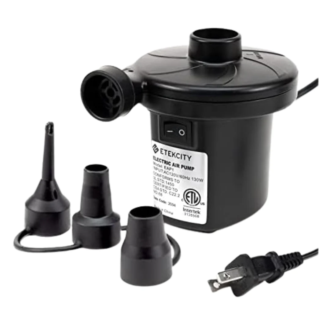 Etekcity 110-120 Volt Electric Air Mattress Portable Air Pump