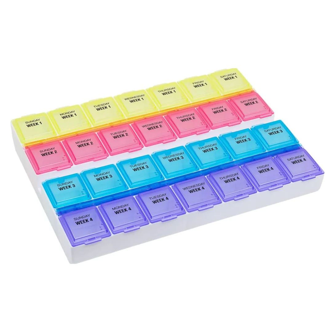 Ezy Dose Large Compartments Monthly Pill Case (28-Day)
