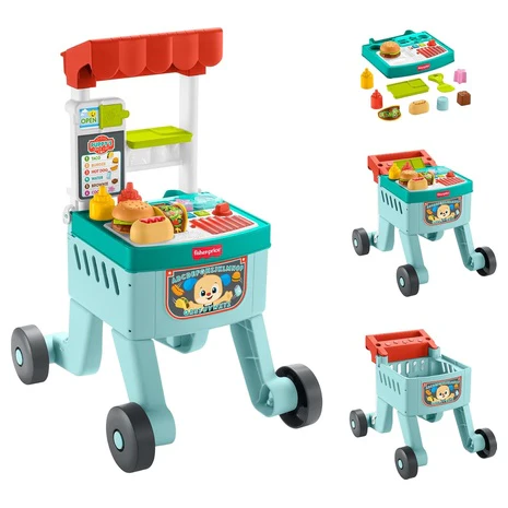 Fisher-Price 4-in-1 Snack Cart Walker