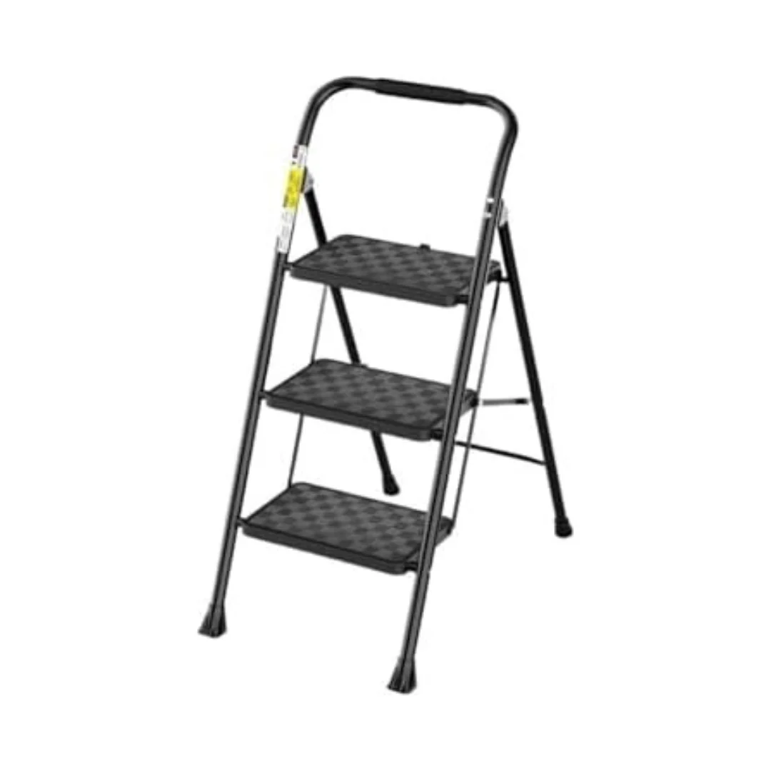 Folding 3 Step Ladder With Cushioned Handle