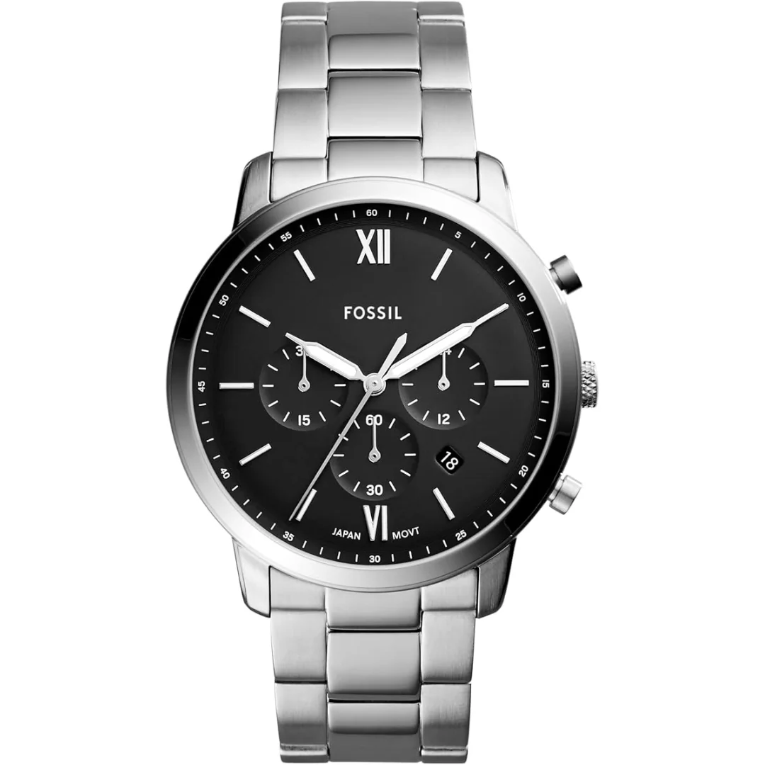 Fossil Men's Neutra Quartz Stainless Steel and Leather Watch