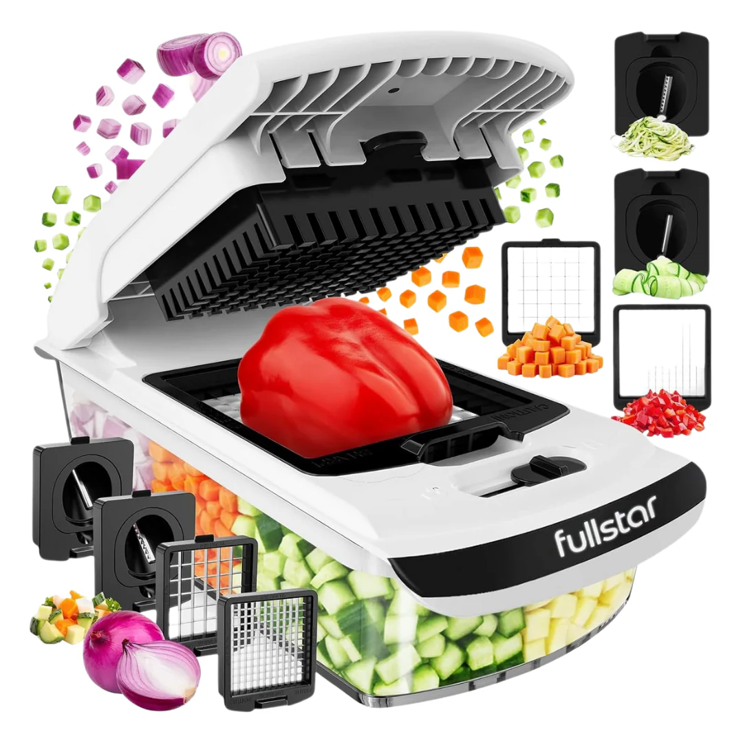 Fullstar 4-in-1 Spiralizer Vegetable Chopper W/ 4 Blades