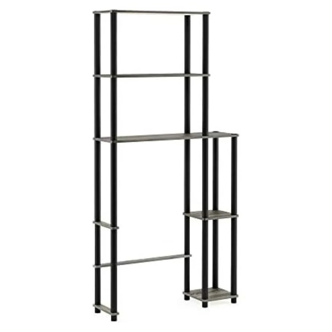 Furinno Turn-N-Tube Over-the-Toilet Storage Rack With 5 Shelves