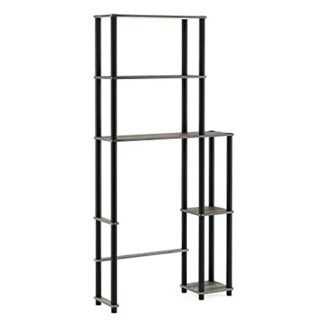 Furinno Turn-N-Tube Over-the-Toilet Storage Rack With 5 Shelves
