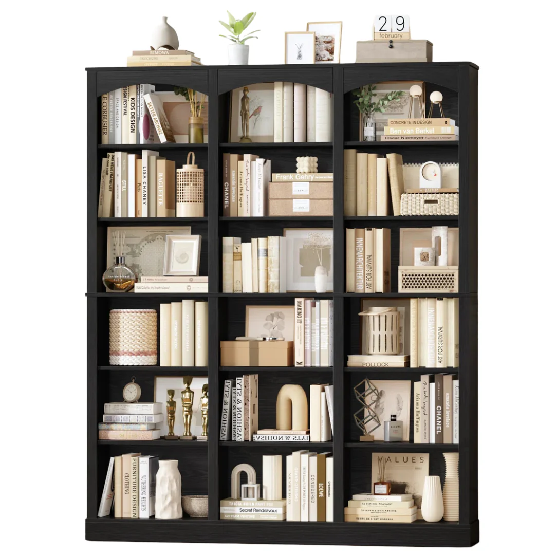 Huckins Standard Bookcase With Adjustable Shelves