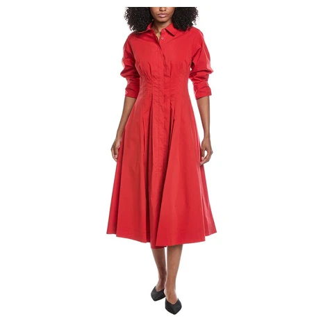 Jazz Pintuck Midi Dress