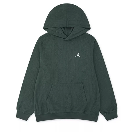 Jordan Boys' Cable Pull On Long Sleeve Hoodie