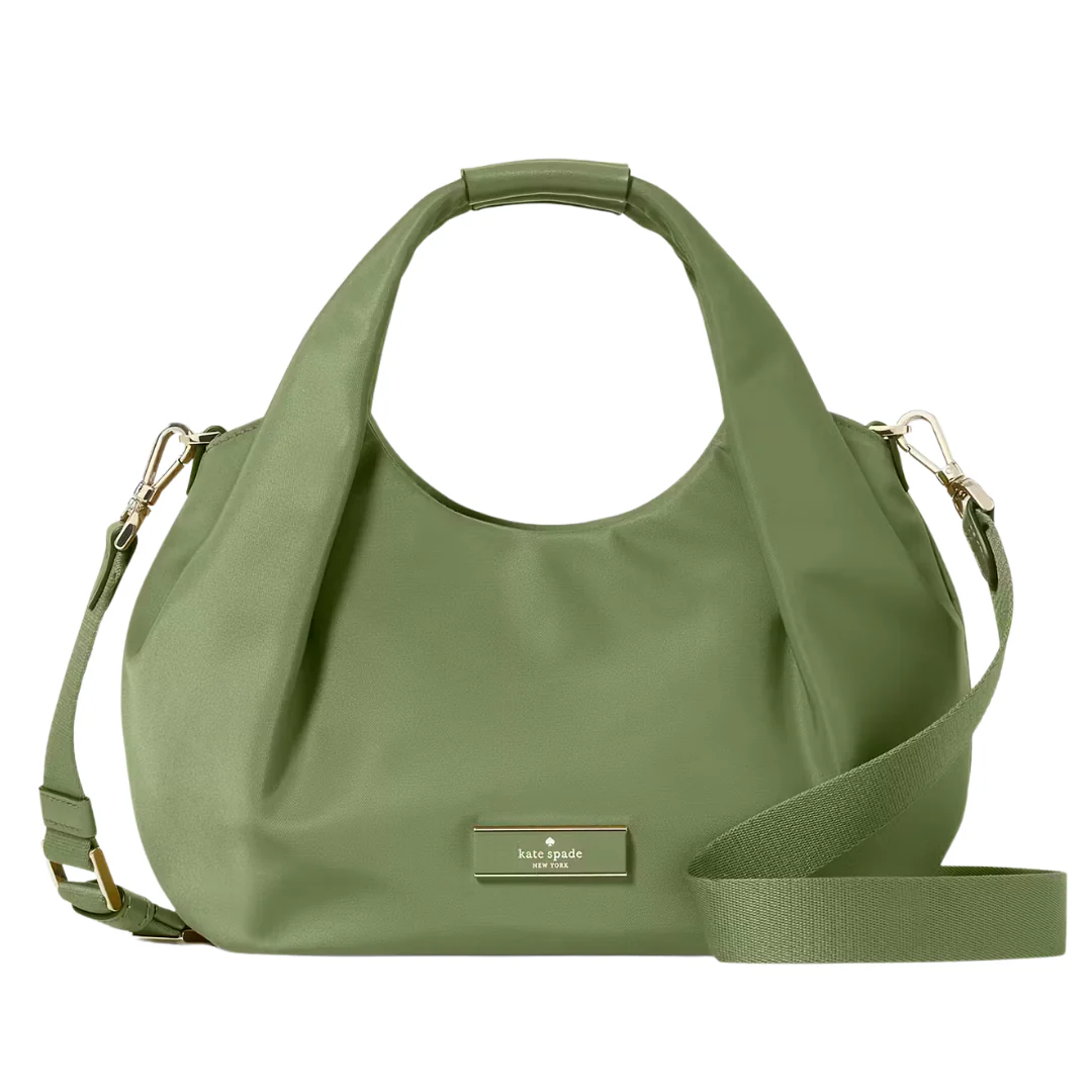 Kate Spade Carter Nylon Small Pleated Crossbody Bag