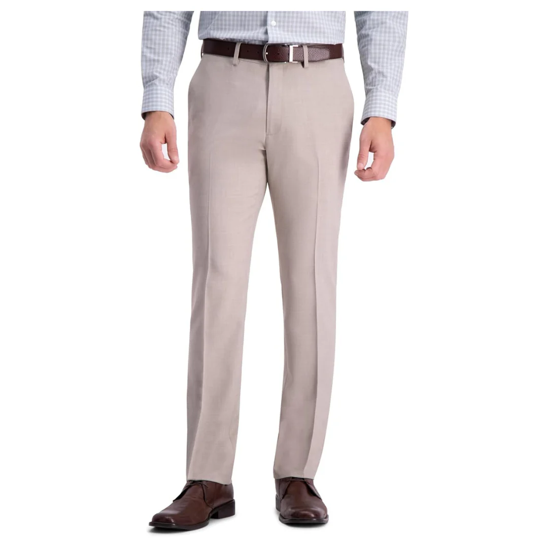 Kenneth Cole Reaction Men's Comfort Slim Fit Flat Front Dress Pant