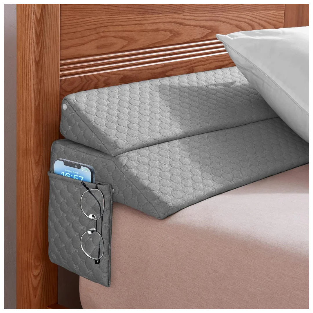 King Size Gap Filler Mattress Headboard Wedge Pillow