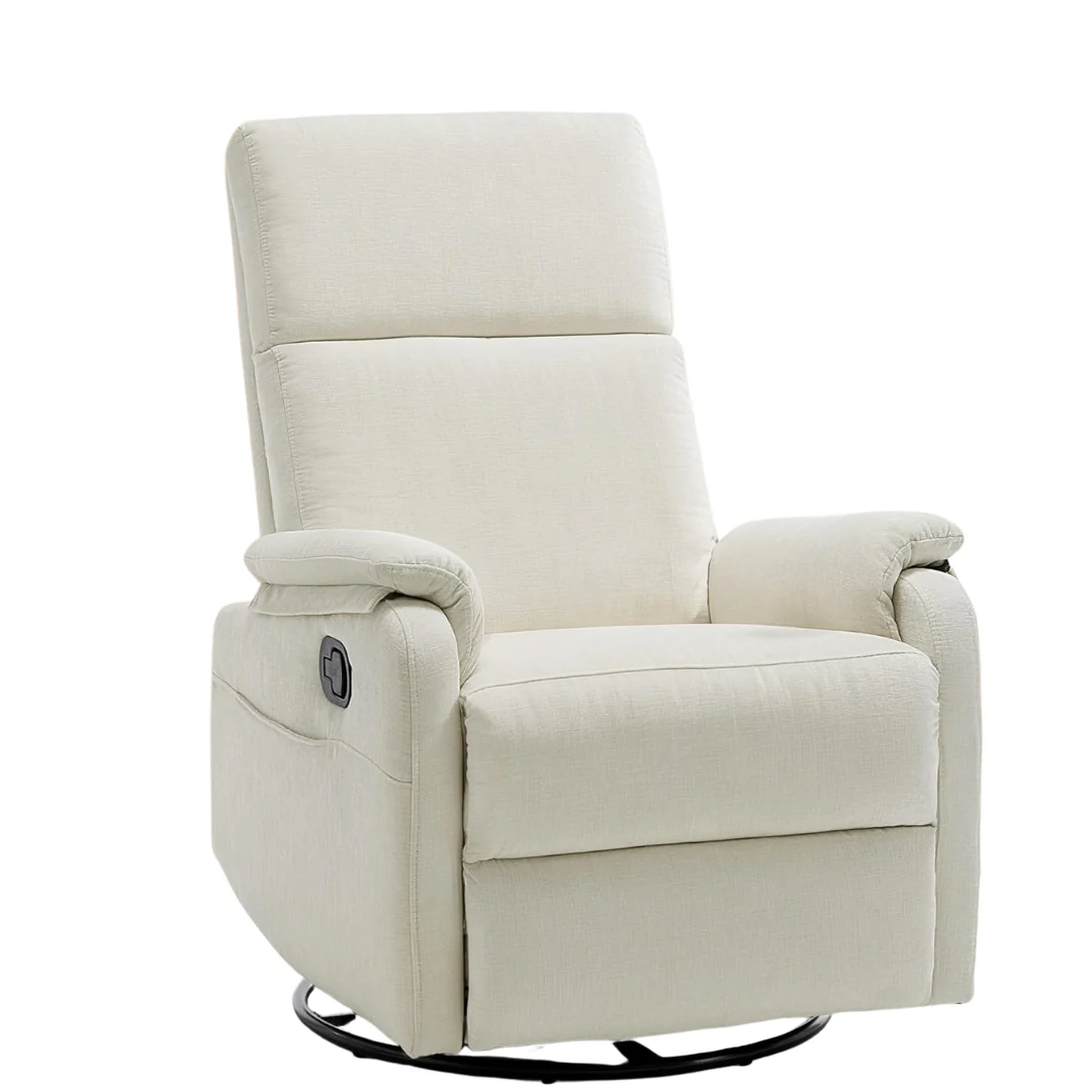 Korser Swivel Rocking Recliner Chair With Modern Armrests