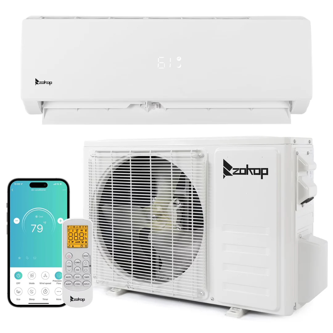 Ktaxon 9000 BTU Wifi Enabled 19 Seer Mini Split Air Conditioner & Heater