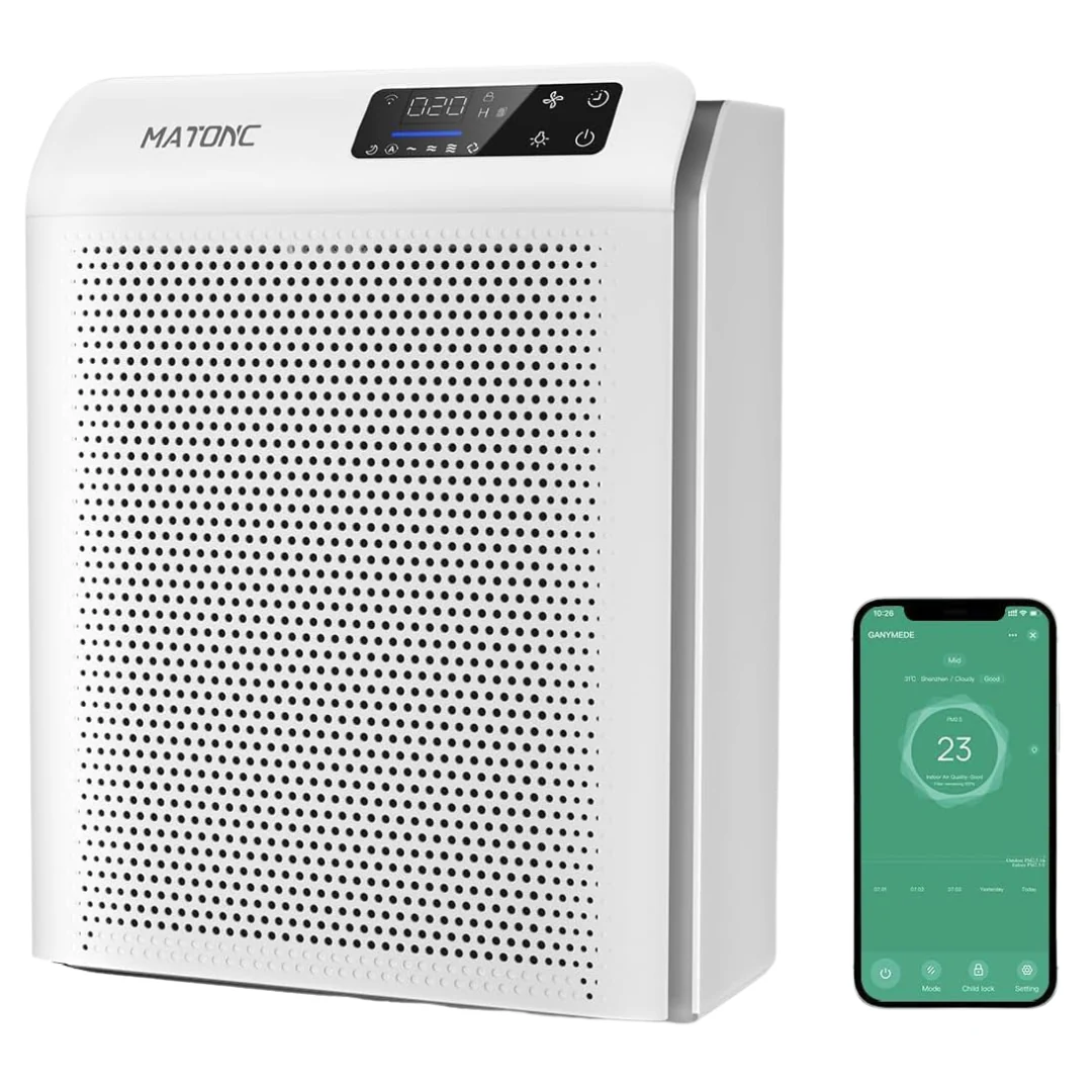 Large Room Up To 3500 Ft2 Smart HEPA Air Purifier With APP Control