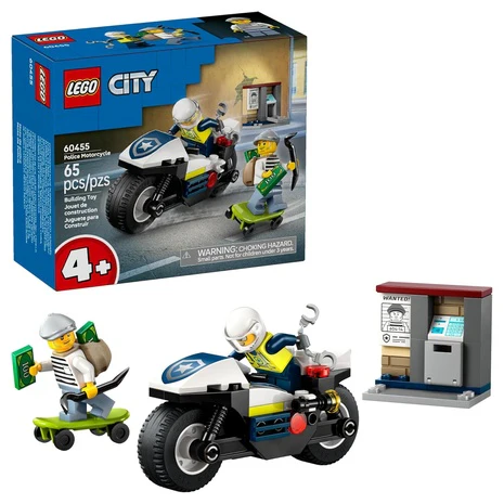 Lego City Police Motorcycle Chase