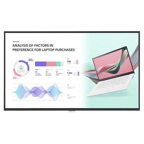 LG 43” Wall-Mount Digital Signage Display