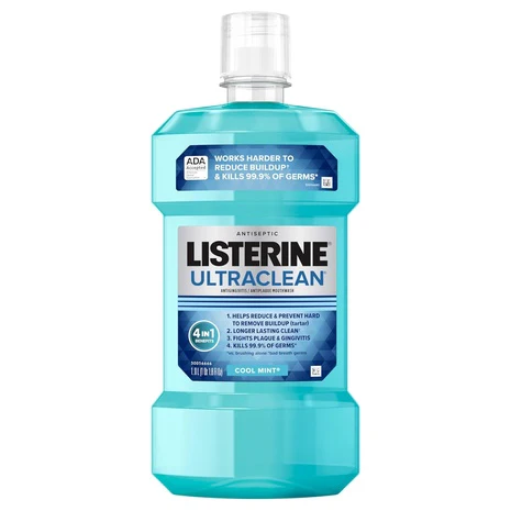 Listerine Ultraclean Mouthwash (1L)