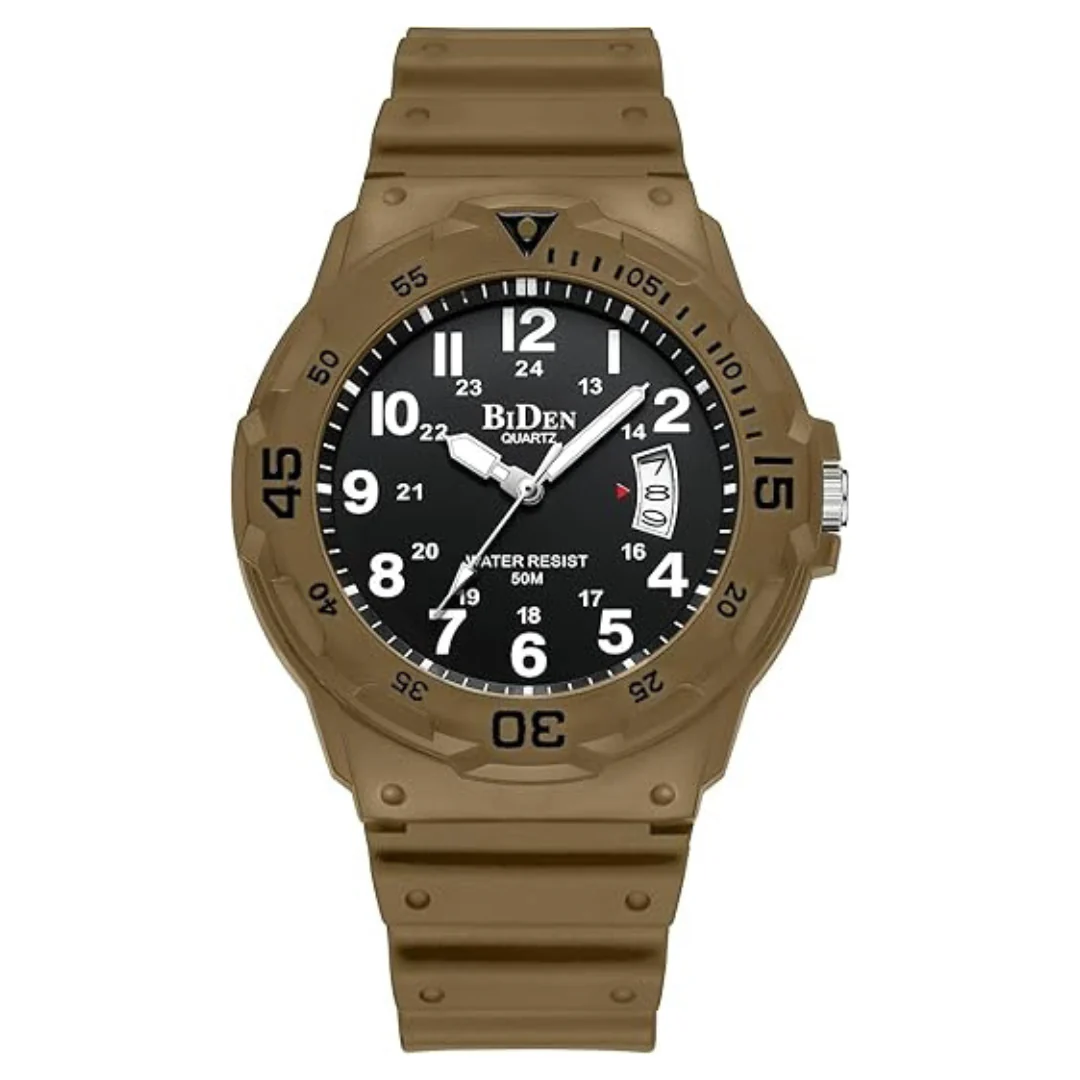 Ln Lenqin Men's Waterproof Analog Quartz Sport Watch
