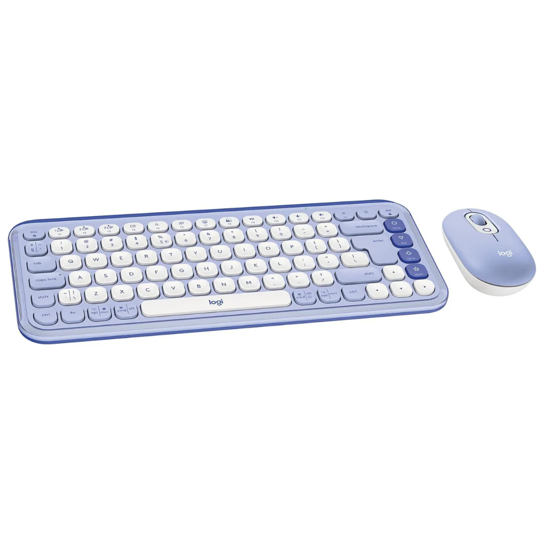 Logitech Pop Icon Bluetooth Wireless Keyboard & Mouse Combo
