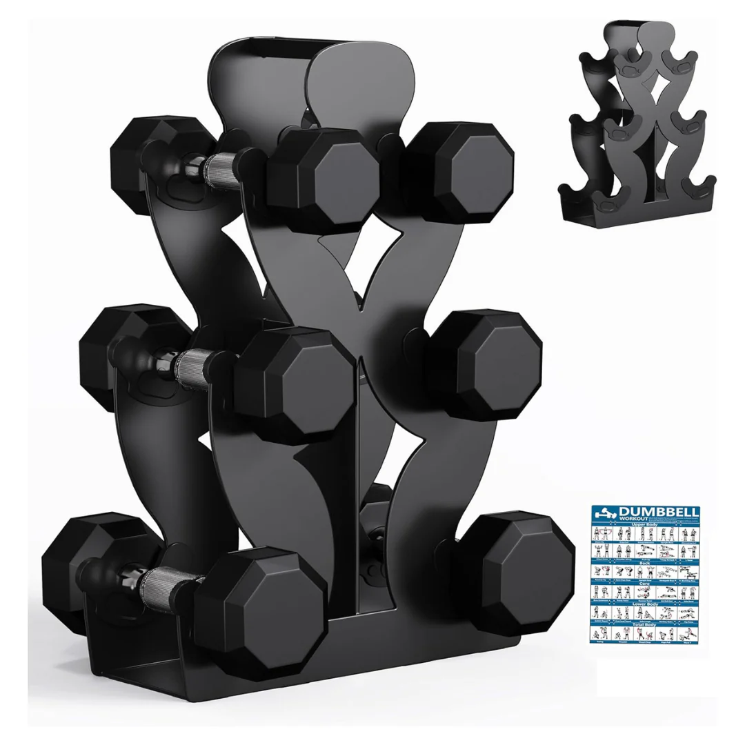 Lovind 3 Tier Compact Dumbbell Rack Stand