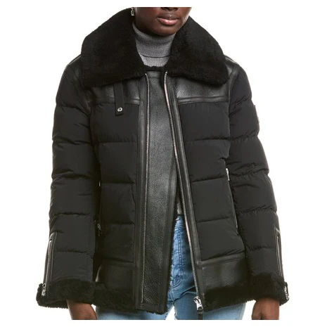 Mackage Women's Vanna Mixed Shearling Down Jacket