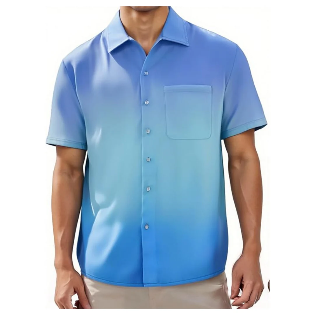 Madhero Men's Hawaiian Short Sleeve Casual Shirt