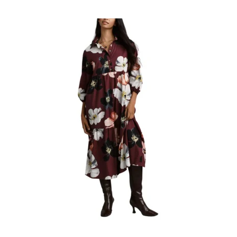 Maeve Tiered Shirt Dress