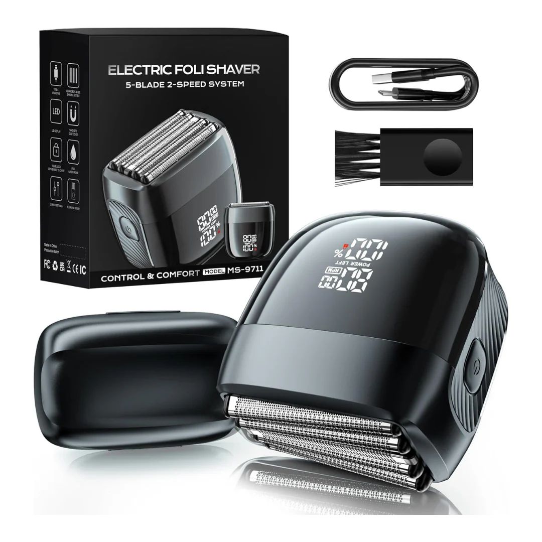 Malegebaz Electric 5-Blade Foil Shaver