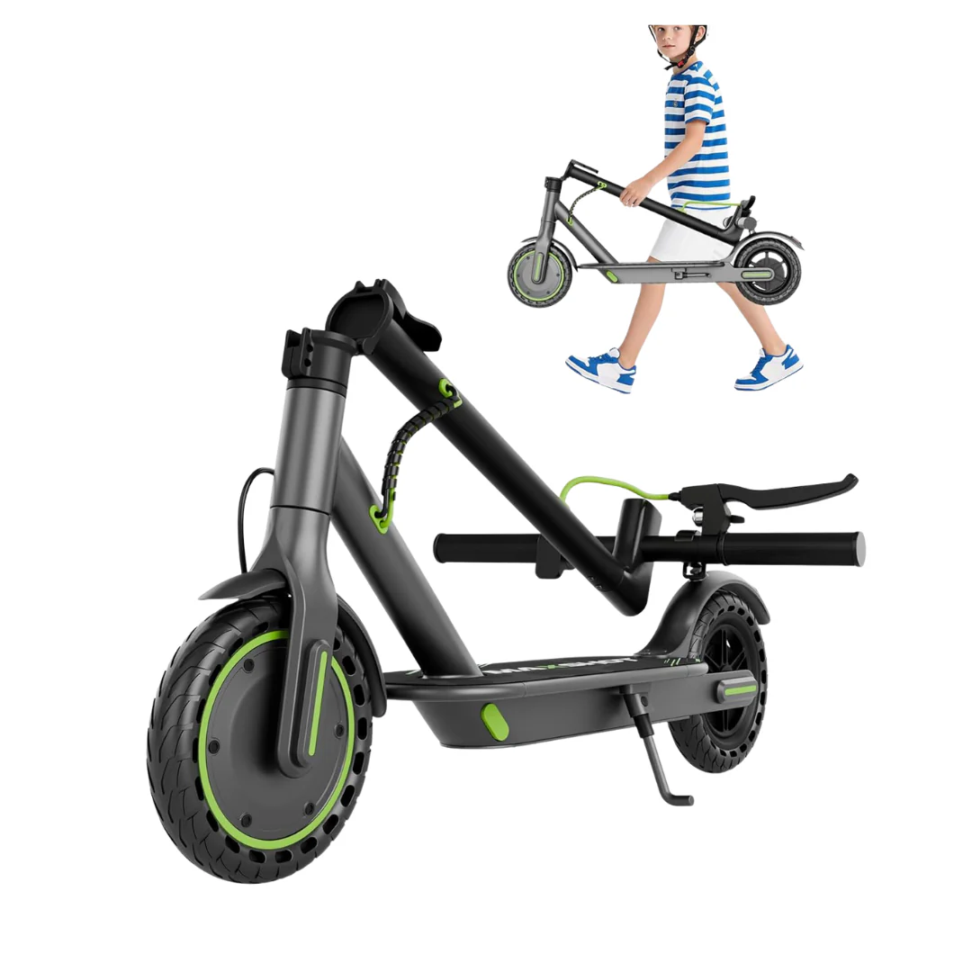 Maxshot Electric Folding Commuting Scooter With Dual Suspension