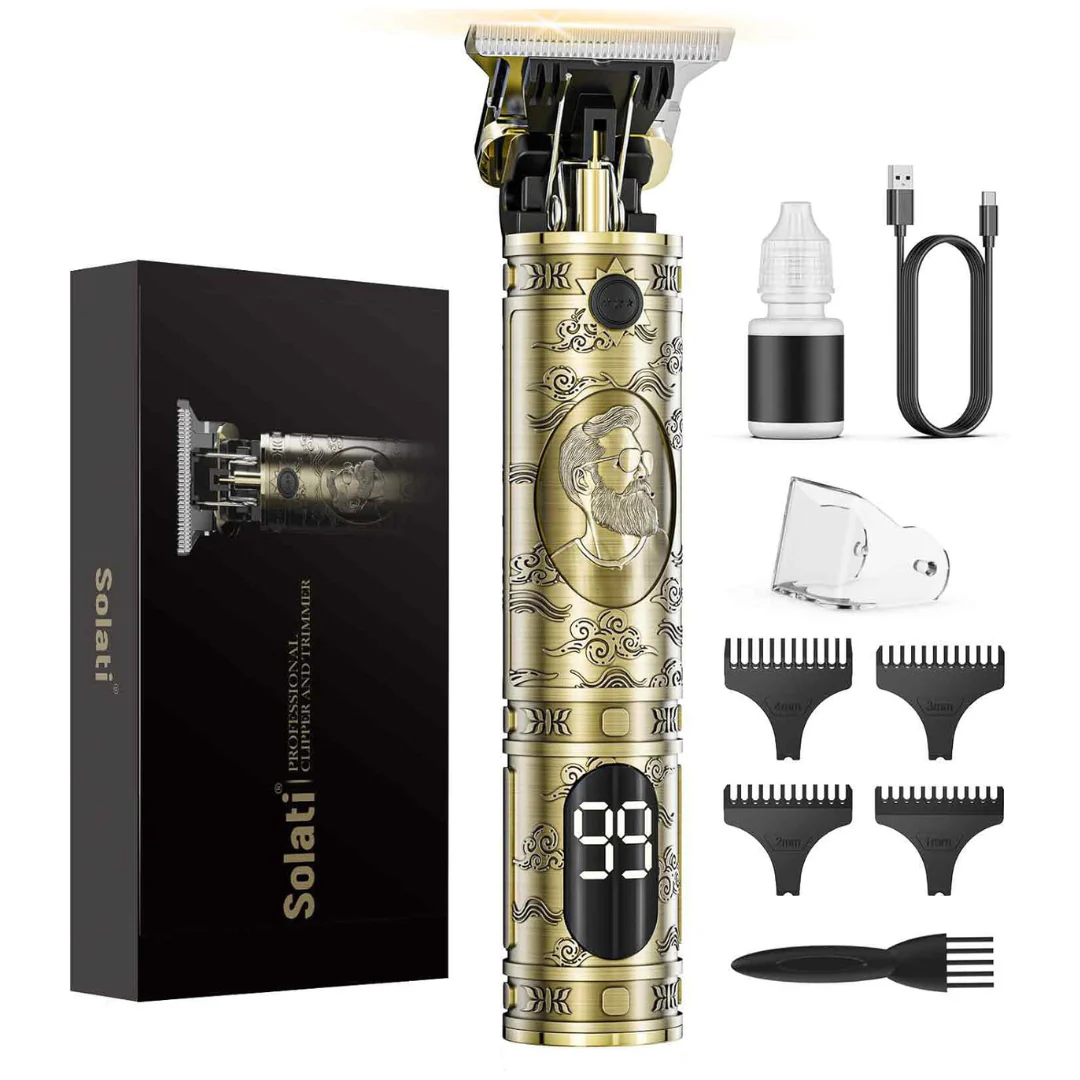 Men's Electric Rechargeable Cordless Hair Clippers