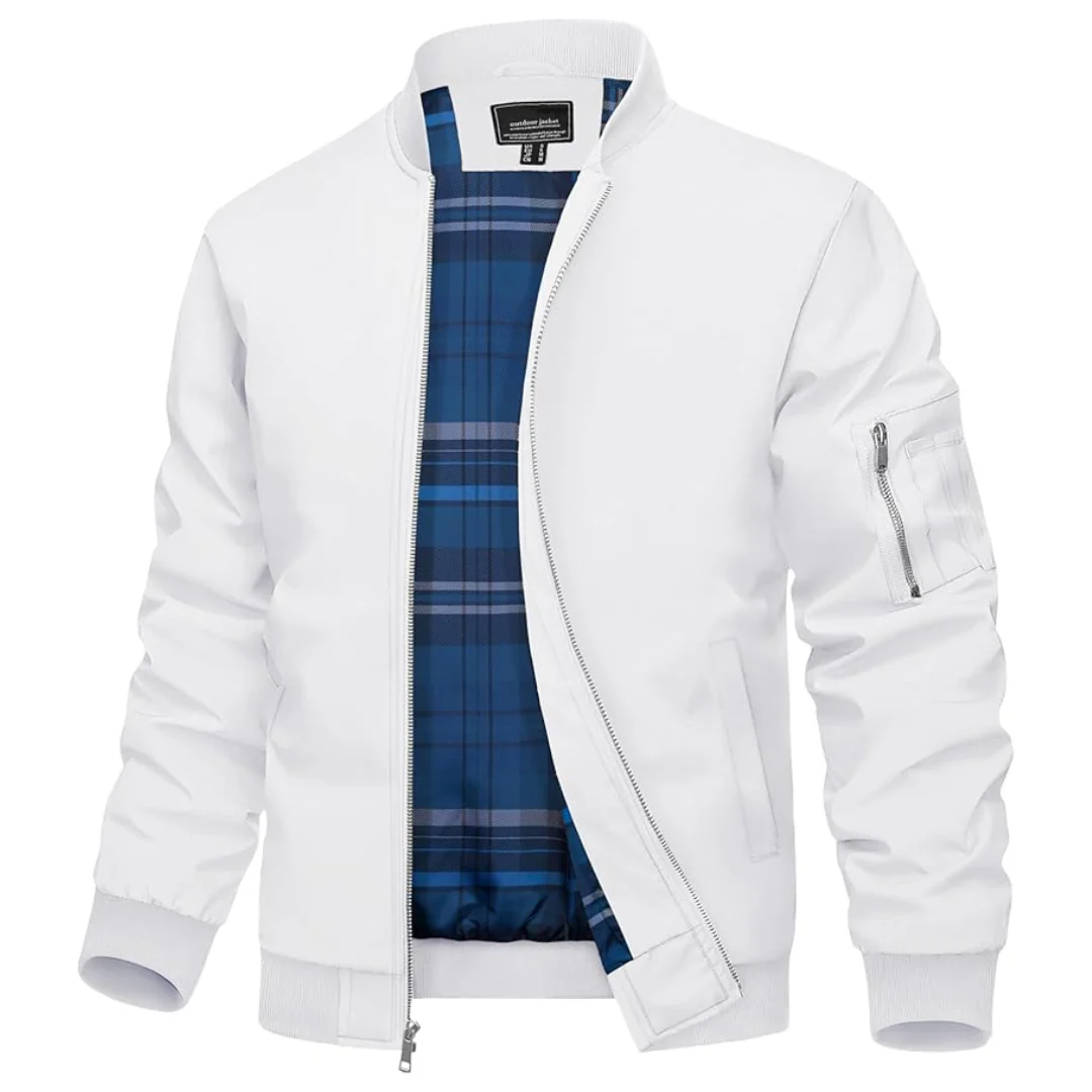 Men's Stylish Light Windproof Bomber Jacket (Various)