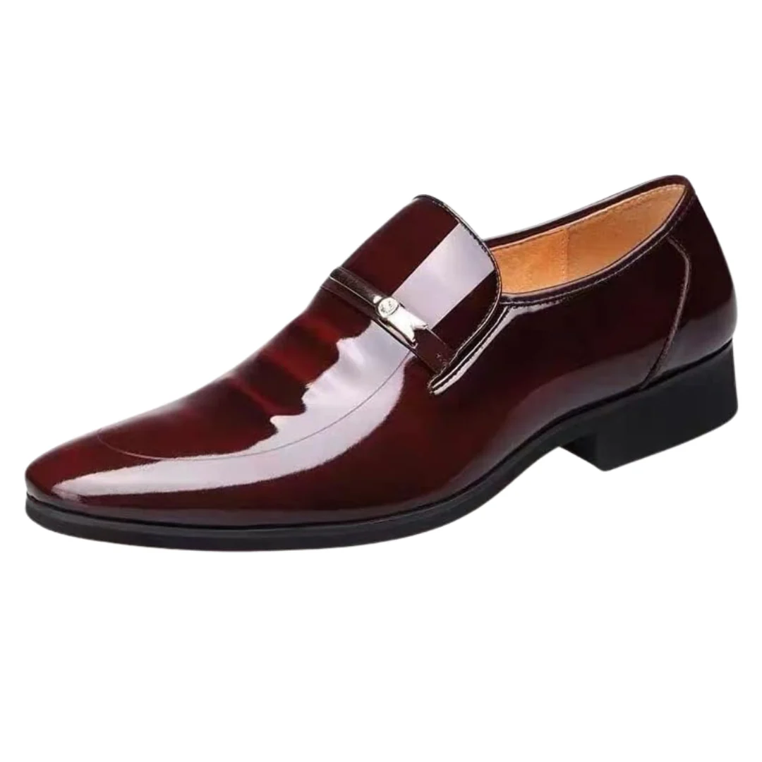 Men's Tuxedo Formal Classic Faux Patent Leather Oxfords