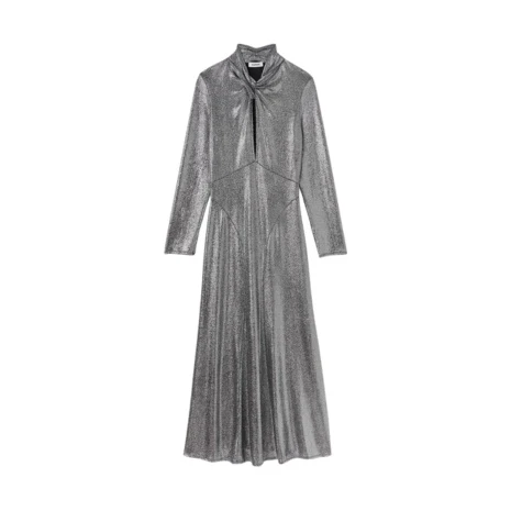 Metallic Maxi Dress