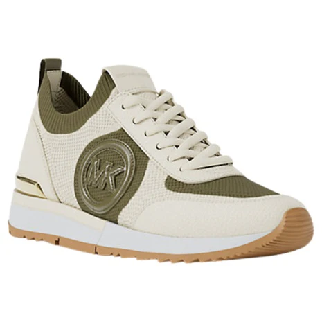 Michael Kors Women's Jenkins Two-Tone Stretch Knit Trainer