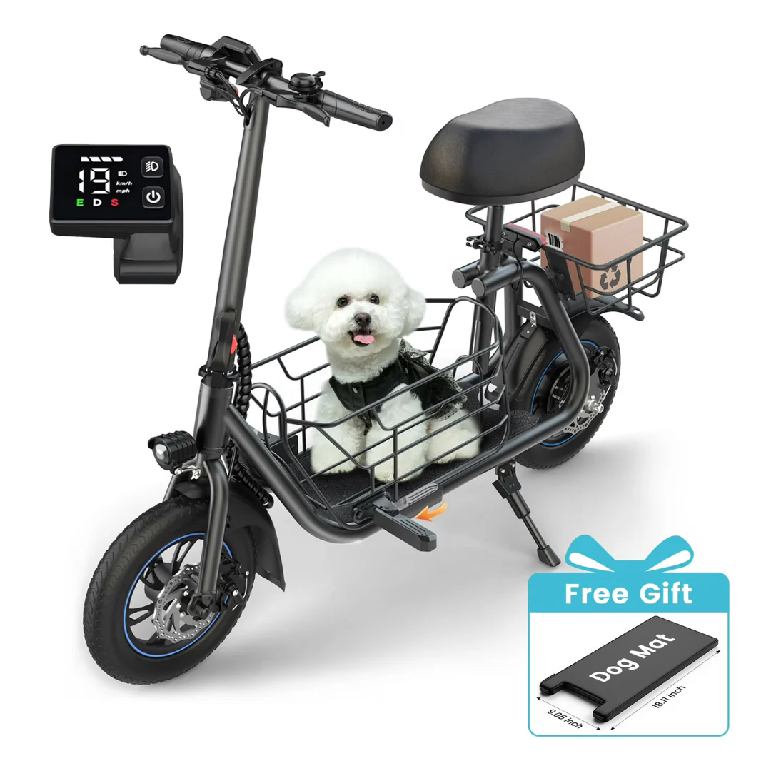 Mihover 550W Commuter Electric Scooter With Seat