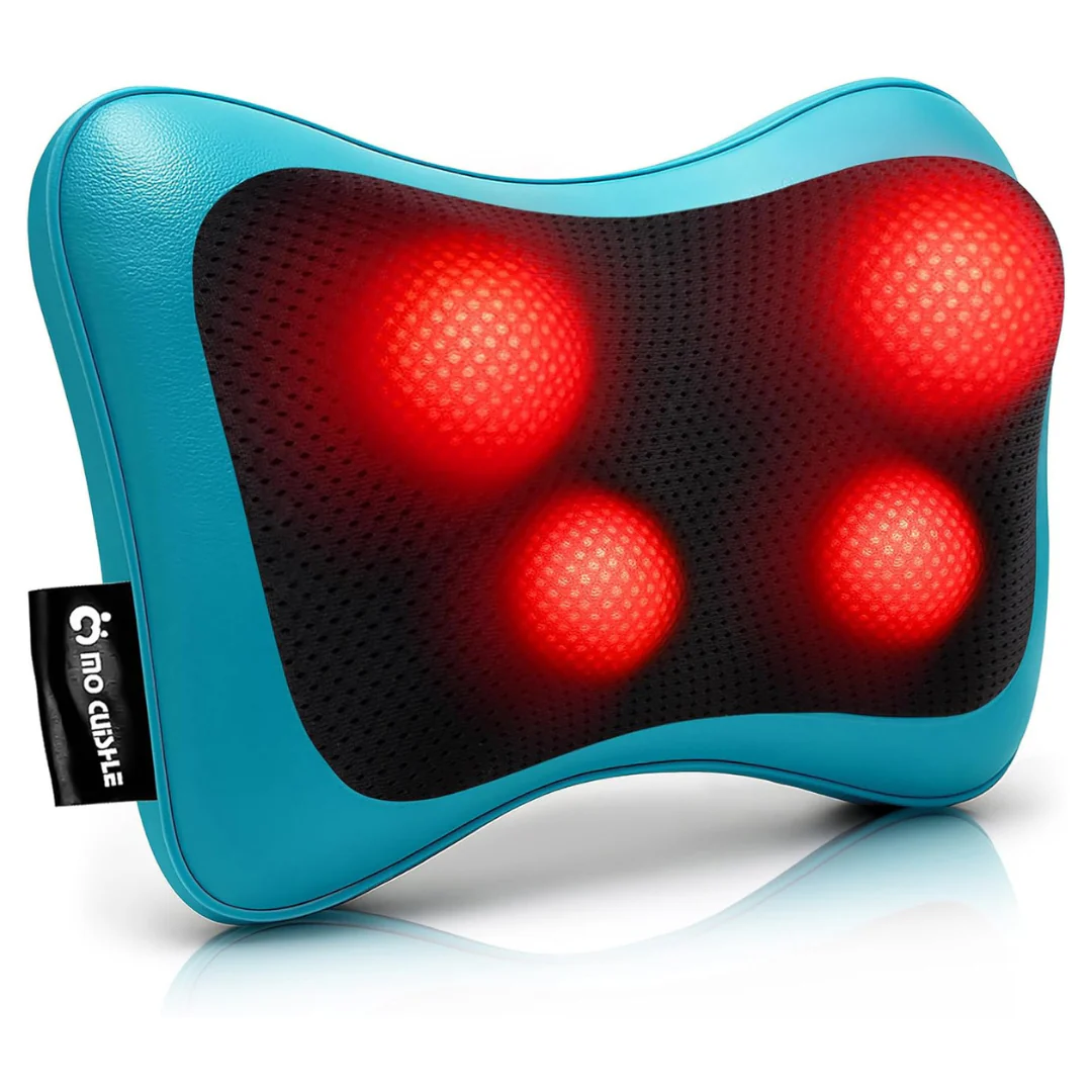 MoCuishle Shiatsu Deep Tissue Kneading Massage Pillow With Heat