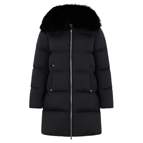 Moose Knuckles Women's Belle Dune Long Shearling Puffer