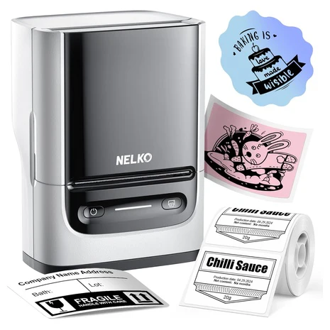 Nelko Bluetooth Label Maker Printer